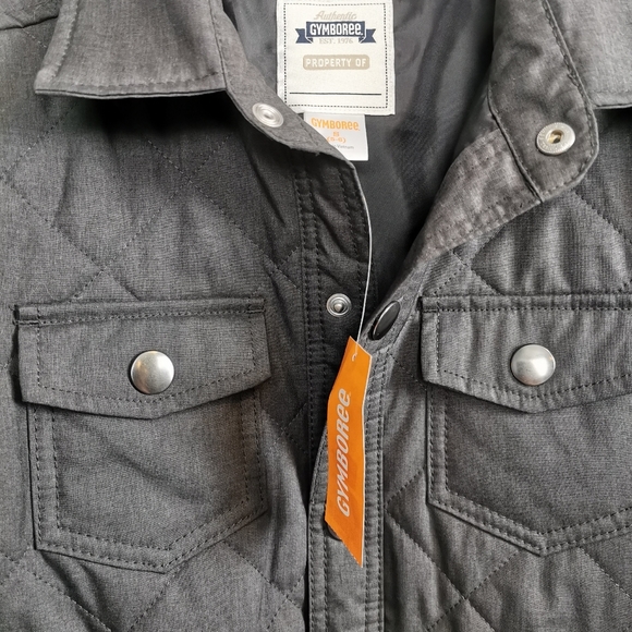 5-6 YEARS Gymboree Grey Jacket, Lined NWT - Picture 2 of 4